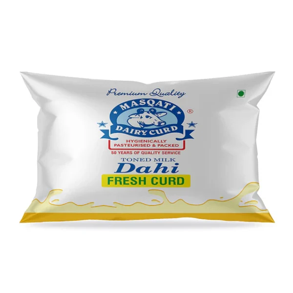 Masqati Toned Milk Curd 200ml Packet